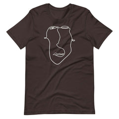 Abstract Minimal Line Art Drawing of a Face 10012020 Short-Sleeve Unisex T-Shirt, Tees, $ 41.04, A Moment Of Now™