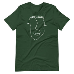 Abstract Minimal Line Art Drawing of a Face 10012020 Short-Sleeve Unisex T-Shirt | Boutique In USA, Tees, $ 41.04, A Moment Of Now™