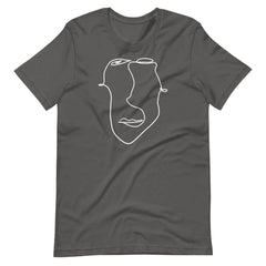 Abstract Minimal Line Art Drawing of a Face 10012020 Short-Sleeve Unisex T-Shirt | Boutique In USA, Tees, $ 41.04, A Moment Of Now™