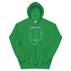 Abstract Minimal Line Art Drawing of a Face Unisex Hoodie | Boutique In USA, Hoodie, $ 51.24, A Moment Of Now™