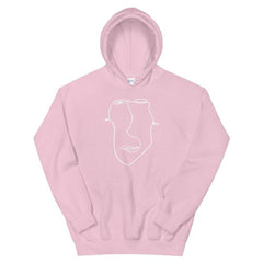 Abstract Minimal Line Art Drawing of a Face Unisex Hoodie | Boutique In USA, Hoodie, $ 51.24, A Moment Of Now™