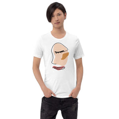 Abstract Minimalist Line Art Cracked Face Short-Sleeve Unisex T-Shirt, Tees, $ 37.95, A Moment Of Now™