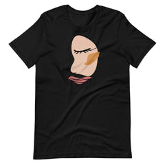 Abstract Minimalist Line Art Cracked Face Short-Sleeve Unisex T-Shirt, Tees, $ 40.44, A Moment Of Now™