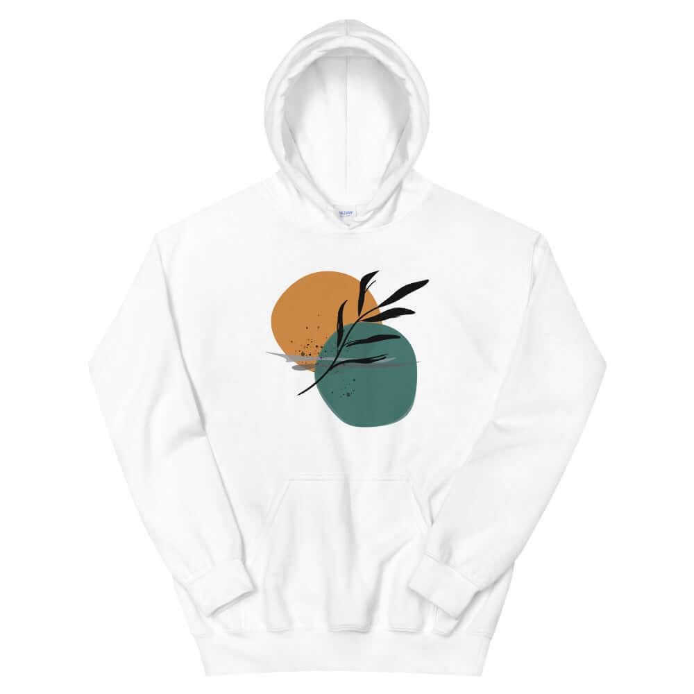 Abstract Minimalist Line Art Drawing -Night By The Sea Unisex Hoodie, Hoodie, $ 45.75, A Moment Of Now™