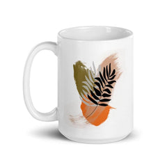 Agata Botanical Abstract Shape and Line Art Coffee Tea Cup Mug, Mug, $ 17.50, A Moment Of Now™