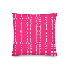 Albertine on Hot Pink Premium Decorative Throw Pillow Cushion, Pillow, $ 64.50, A Moment Of Now™