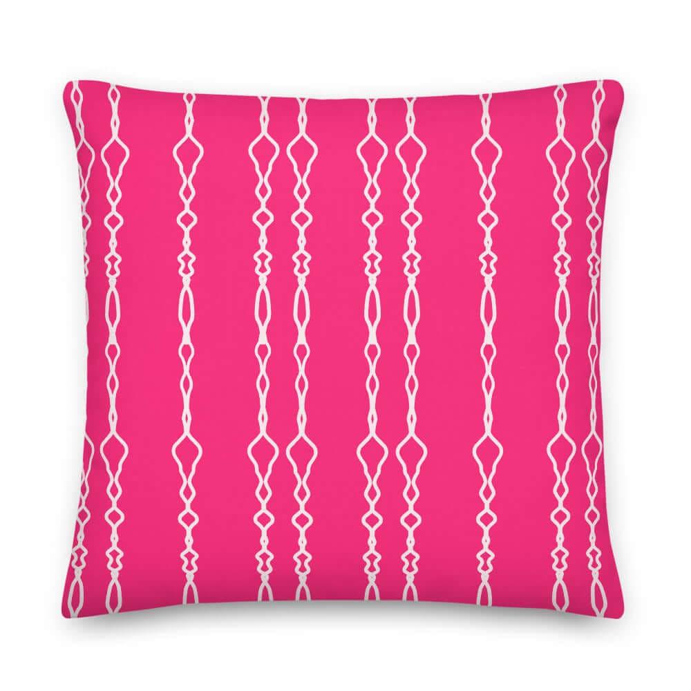 Albertine on Hot Pink Premium Decorative Throw Pillow Cushion, Pillow, $ 71.50, A Moment Of Now™