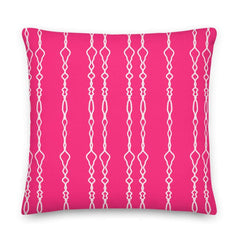 Albertine on Hot Pink Premium Decorative Throw Pillow Cushion, Pillow, $ 71.50, A Moment Of Now™