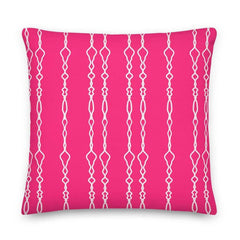 Albertine on Hot Pink Premium Decorative Throw Pillow Cushion, Pillow, $ 64.50, A Moment Of Now™