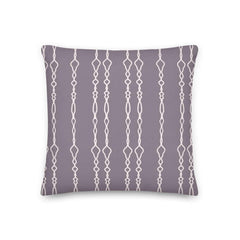 Albertine on Taupe Gray Premium Decorative Throw Pillow Cushion, Pillow, $ 64.50, A Moment Of Now™