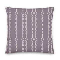 Albertine on Taupe Gray Premium Decorative Throw Pillow Cushion, Pillow, $ 71.50, A Moment Of Now™