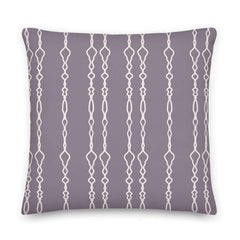 Albertine on Taupe Gray Premium Decorative Throw Pillow Cushion, Pillow, $ 64.50, A Moment Of Now™