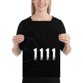 Angel Number 1111 Synchronicity Spiritual Lifestyle Matte Poster, Pillow, $ 33.50, A Moment Of Now™
