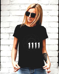 Angel Number 1111 Synchronicity Spiritual Lifestyle T-shirt, T-shirts, $ 46.00, A Moment Of Now™