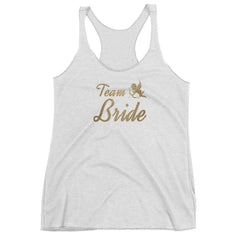 Bachelorette Party Team Bride for Wedding Ideas Bridal Shower Women's Racerback Tank, Tops, $ 27.95, A Moment Of Now™
