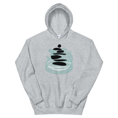 Balancing Rocks Stacked Zen Stones Minimal Abstract Shape Art Unisex Hoodie, Hoodie, $ 48.75, A Moment Of Now™