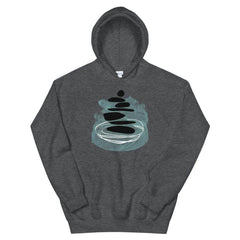 Balancing Rocks Stacked Zen Stones Minimal Abstract Shape Art Unisex Hoodie, Hoodie, $ 48.75, A Moment Of Now™