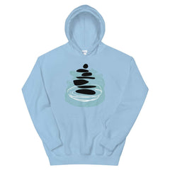 Balancing Rocks Stacked Zen Stones Minimal Abstract Shape Art Unisex Hoodie, Hoodie, $ 48.75, A Moment Of Now™