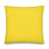 Banana Yellow Solid Color Premium Decorative Accent Throw Pillow Cushion, Pillow, $ 71.50, A Moment Of Now™