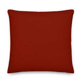 Barn Red Solid Color Premium Decorative Accent Throw Pillow Cushion, Pillow, $ 71.50, A Moment Of Now™