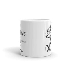 Be Brave With Your Life Inspirational Quote White Glossy Coffee Tea Cup Mug, Mug, $ 17.50, A Moment Of Now™