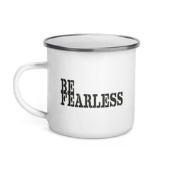 Be Fearless Camper Enamel Coffee Tea Cup Mug, Mug, $ 28.00, A Moment Of Now™