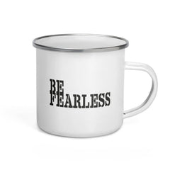 Be Fearless Camper Enamel Coffee Tea Cup Mug, Mug, $ 28.00, A Moment Of Now™