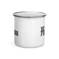 Be Fearless Camper Enamel Coffee Tea Cup Mug, Mug, $ 28.00, A Moment Of Now™