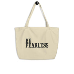 Be Fearless Minimalist Large Organic Tote Bag, Bags - Shopping bags, $ 29.00, A Moment Of Now™