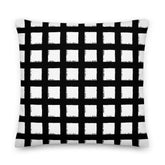 Black Square Geometric Decorative Accent Throw Pillow Cushion, Pillow, $ 71.50, A Moment Of Now™