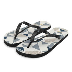 Blue Geometric Shapes Flip-Flops, Flip Flops, $ 24.95, A Moment Of Now™