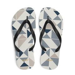 Blue Geometric Shapes Flip-Flops, Flip Flops, $ 24.95, A Moment Of Now™