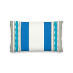 Blue Island Stripes Decorative Throw Accent Pillow Cushion, Pillow, $ 61.50, A Moment Of Now™