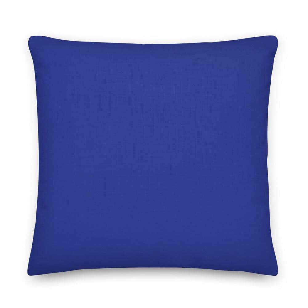 Blue (Pigment) Solid Color Decorative Throw Pillow Cushion, Pillow, $ 71.50, A Moment Of Now™
