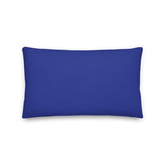 Blue (Pigment) Solid Color Decorative Throw Pillow Cushion, Pillow, $ 61.50, A Moment Of Now™