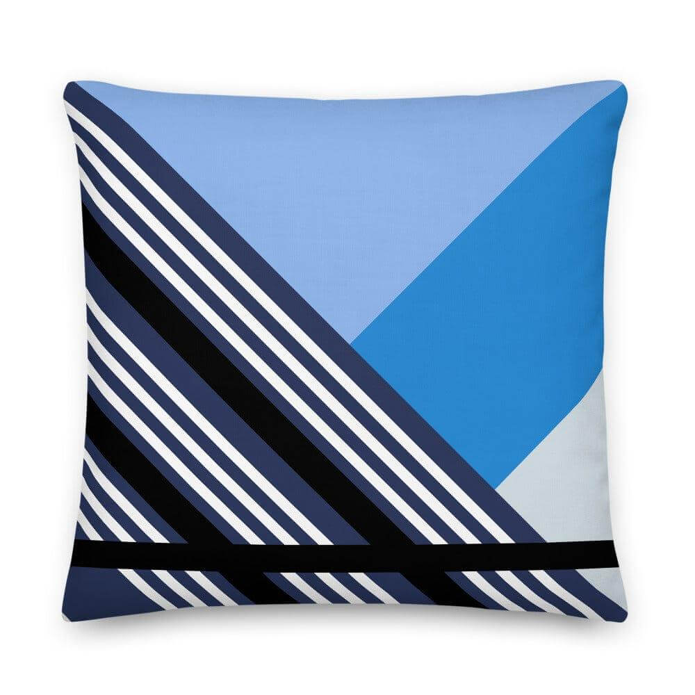 Blue Sky And Sea Geometric Decorative Throw Accent Pillow Cushion, Pillow, $ 71.50, A Moment Of Now™