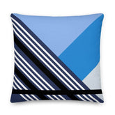 Blue Sky And Sea Geometric Decorative Throw Accent Pillow Cushion, Pillow, $ 71.50, A Moment Of Now™