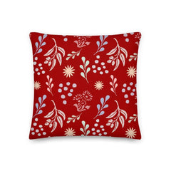 Bohemian Christy Decorative Throw Pillow Cushion - Dark Apple Red, Pillow, $ 64.50, A Moment Of Now™