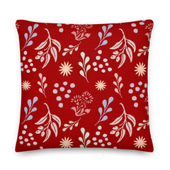 Bohemian Christy Decorative Throw Pillow Cushion - Dark Apple Red, Pillow, $ 71.50, A Moment Of Now™