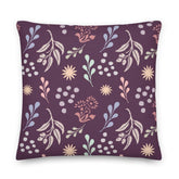 Bohemian Christy Decorative Throw Pillow Cushion - Dark Byzantium Purple, Pillow, $ 71.50, A Moment Of Now™