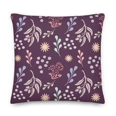 Bohemian Christy Decorative Throw Pillow Cushion - Dark Byzantium Purple, Pillow, $ 64.50, A Moment Of Now™
