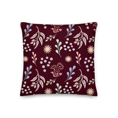 Bohemian Christy Decorative Throw Pillow Cushion - Dark Red, Pillow, $ 64.50, A Moment Of Now™