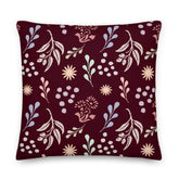 Bohemian Christy Decorative Throw Pillow Cushion - Dark Red, Pillow, $ 71.50, A Moment Of Now™