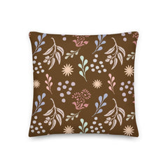 Bohemian Christy Pattern Decorative Throw Pillow Cushion - Dark Brown, Pillow, $ 64.50, A Moment Of Now™
