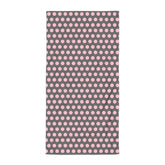 Bubble Gum Pink on Dark Grey Polka Dots Beach Bath Towel, Towel, $ 42.95, A Moment Of Now™