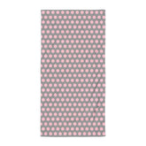 Bubble Gum Pink on Grey Polka Dots Beach Bath Towel, Towel, $ 42.95, A Moment Of Now™