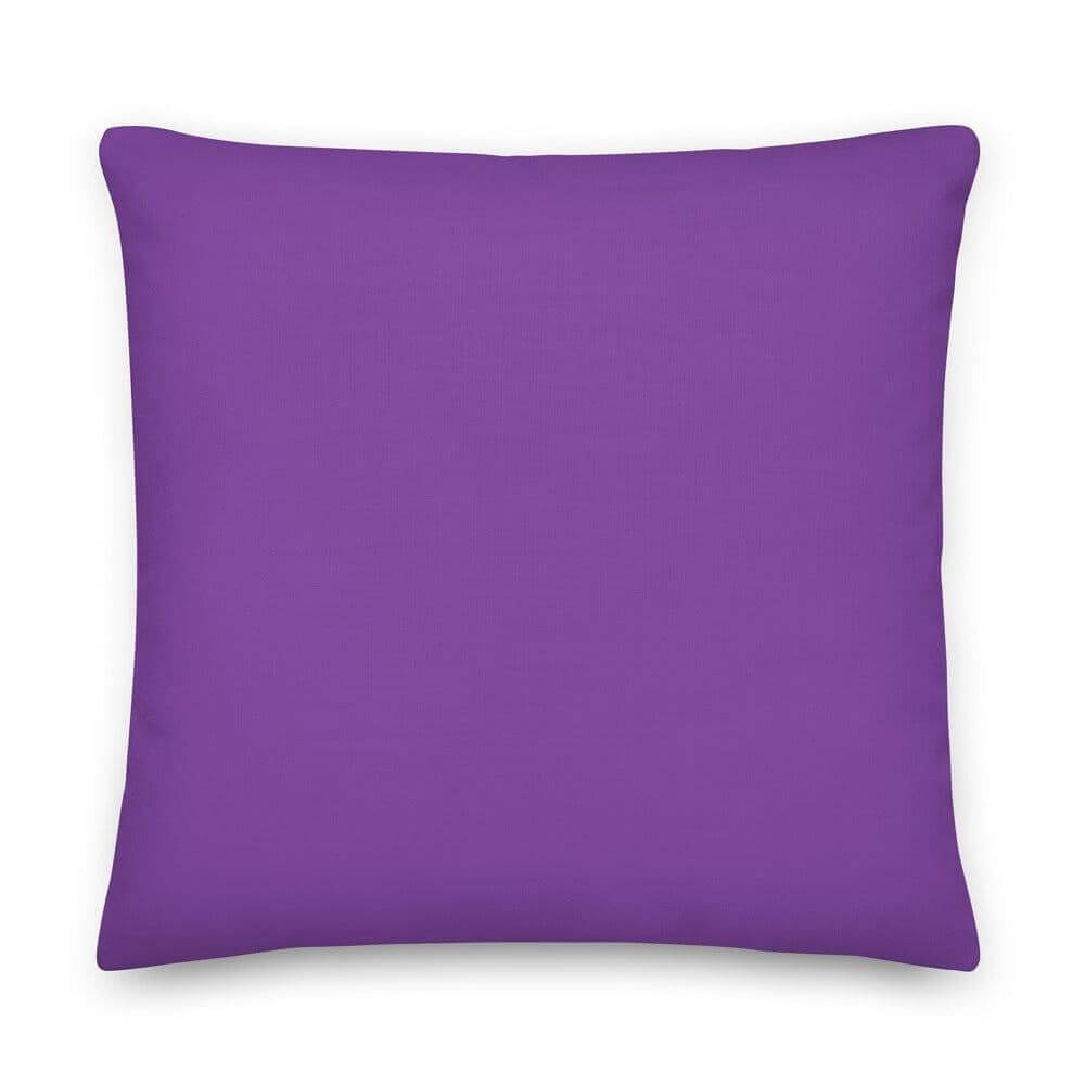 Cadmium Violet Solid Color Decorative Pillow | Jewel-Tone Purple, Throw Pillows, $ 71.50, A Moment Of Now™