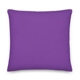 Cadmium Violet Solid Color Decorative Throw Pillow Accent Cushion, Pillow, $ 71.50, A Moment Of Now™