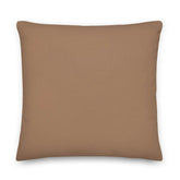Café Au Lait Solid Color Decorative Throw Pillow Accent Cushion, Pillow, $ 71.50, A Moment Of Now™