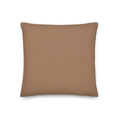 Café Au Lait Solid Color Decorative Pillow | Warm Brown Cozy Decor, Throw Pillows, $ 64.50, A Moment Of Now™